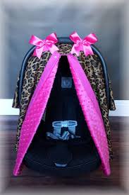 Cheetah And Hot Pink Minky Carseat Canopy The By Thecanopyshoppe There S Much To Buy Http Www Travelsystemsprams Com Carseat Cover Car Seats Baby Car Seats