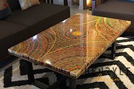 Wonderful coffee table designs.modern contemporary coffee table design ideas.designing and. Sun Over The Rainbow Colored Pencil Coffee Table Unique Coffee Tables