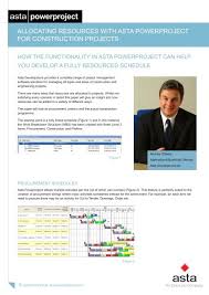 Projects analytics can help your organization streamline processes, manage the project lifecycle, reduce costs, and improve company profits. Allocating Resources With Asta Powerproject For Construction Projects