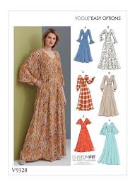 V9328 Maxi Dress Pattern Sewing Dress Sewing Patterns Vogue Dress Patterns
