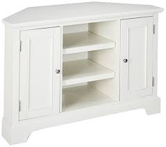 My carpenter and i built this console cabinet out of reclaimed. Home Styles Naples Antique White Corner Entertainment Credenza With Open Storage Adjustable Shelves Two Cabinets Buy Online In Botswana At Botswana Desertcart Com Productid 7717592