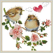 Flowers cross stitch pattern, nature cross stitch pattern, floral modern cross stitch pattern, starry sky, galaxy, instant download pdf 2x2stitchart 5 out of 5 stars (3,300) Lovely Birds Cross Stitch Kit 11ct 14ct Chinese Cross Stitch Pattern E Ezbuypay
