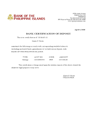A certificate by an officer of the bank as to any liabilities for the time being due, any interest or a certificate of a bank or issuing bank setting forth the amount or amounts necessary to compensate. Bank Certification Pdf