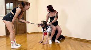 Group Lezdom Pet Play Humiliation With Two Badass Girls | xHamster
