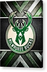 The bucks compete in the national basketball associatio. Milwaukee Bucks Logo Art 1 Acrylic Print By William Ng