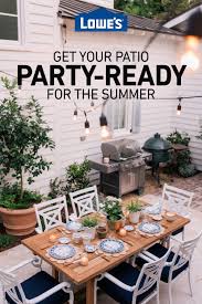 Maybe you would like to learn more about one of these? Transform Your Backyard Into An Outdoor Oasis With Lowe S Discover Everything You Need To Crea Outdoor Patio Designs Small Patio Spaces Patio Dining Furniture