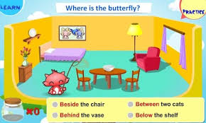 Learn english preposition pictures with example sentences, videos and esl worksheets. Prepositions Of Place For Kids Review Educational App Store