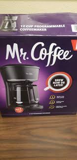 Coffee like you're making a pot of coffee. Mr Coffee Programmable Coffee Maker Black 12 C Qfc