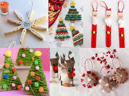 Une idée de décoration pour la table de noël à fabriquer à la maison. Special Fetes Nos Bricolages De Noel