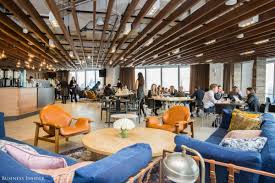 A Look Inside The Boston Consulting Group S Stunning New York Office Which Has An In House Cafe And Workout Rooms Cafe House New York Office Small Home Offices