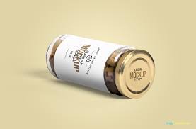 Download Free Glass Jar Mockup Psd Zippypixels
