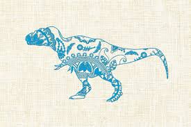 Download Mandala Dinosaur Graphic By Twelvepapers Creative Fabrica PSD Mockup Templates