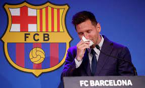 Messi, llorando, explica su salida del barcelona: 8mam1dqst5msrm