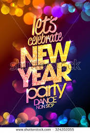 Countdown 2018 Let S Celebrate New Year Party Design With Multicolored Bokeh Lights Backdrop New Years Party Party Design Poster Template Design