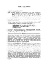 Sengketa hukum di peradilan tata usaha negara; Https Permadin Or Id Images Pdf Contohsurat Surat 20kuasa 20khusus 20pidana Pdf
