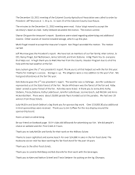 The December 10, 2011 meeting of the Calumet County Agricultural  Association was called to order by President Jeff Wunrow at 1