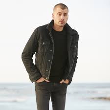Mens Sherpa Denim Jacket In Black 140 Dstld In 2020 Denim Jacket Men Outfit Jean Jacket Outfits Men Denim Jacket Fashion