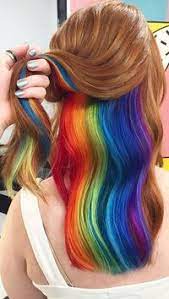 Pilihlah cat rambut yang terbaik, tahan lama. Tren Cat Rambut Terbaru Rambut Warna Warni Yang Tersembunyi