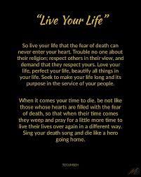 Act Of Valor Poem Tecumseh Live Your Life