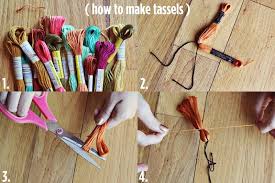 How do you make fringe from yarn? Make Your Own Tassel Scarf A Beautiful Mess