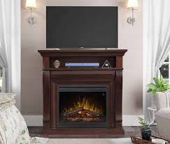 This electric fireplace has hidden panel storage for your multimedia and cabling. Electric Fireplaces With Storage Crackle Fireplaces