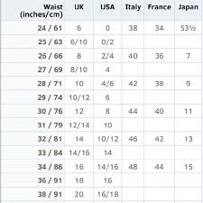 Pull And Bear Jeans Size Chart Www Bedowntowndaytona Com