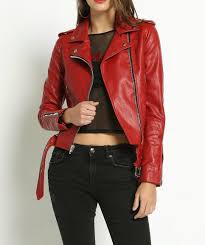 Red Faux Leather Moto Jacket Red Leather Jacket Outfit Red Jacket Outfit Stylish Leather Jacket