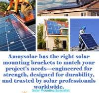 Durable metal roof mounting system for up to 8 panels—easy ...