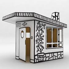 Magis Villa Julia Small Cardboard House Panik Design Cardboard House Kids House Play Houses