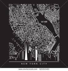 Map New York City Illustration Tee Shirt Graphics Vectors City Illustration Website Design Trends Map