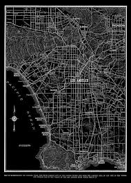 Los angeles maps will guide you to the best destinations in this entertaining city. Los Angeles Map Street Map Vintage Black Print Poster Etsy
