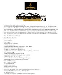 2018 Strike Force Pro Xd Trail Camera Browning Trail Cameras