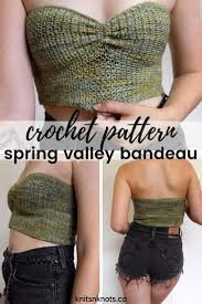 August 4, 2018 by admin. Spring Valley Bandeau Free Crochet Pattern For Ruched Summer Tube Top Crochet Crochet Skirt Pattern Crochet Tube Top