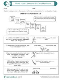 metric length measurement word problems worksheet