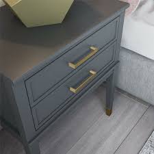 The drawer front looks like two drawers but gives you all the space to store larger items out of sight while the. Westerleigh 1 Drawer Nightstand Nachttisch Tisch Schubladen