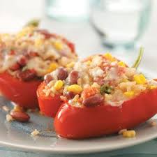 Pronto Vegetarian Peppers Recipe Stuffed Peppers Recipes Vegetarian Main Dishes