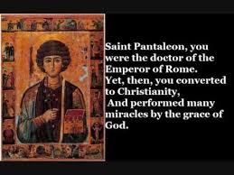 Sobre la vida histórica del santo, dirá alguno, se. St Pantaleon Saints Angels Catholic Online