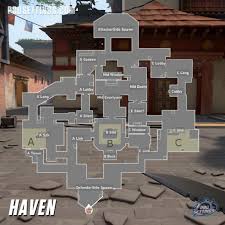 All Valorant Map Callouts Overviews 2020 Map Settings Haven