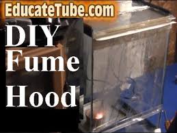 how to make diy micro lab fume hood a