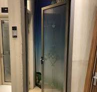 Botswanian Aluminium Alloy Waterproof Open Door, Bathroom Swing Door,  Toilet Hinged Door
