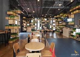 Eco Friendly Interior Design Become Beautiful Garden Home Loft Cafe Cafe Interior