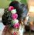 Hairstyle With Rose Flower Indian
