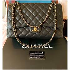 Harga tas wanita online begitu murah. Tas Second Chanel Maxi Authentic Shopee Indonesia