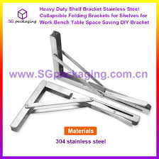 Available exclusively at the container store, shop our elfa ventilated & wire shelving components. Heavy Duty Shelf Bracket Stainless Steel Collapsible Folding Brackets For Shelves For Work Bench Table Space Saving Diy Bracket China Folding Bracket Folding Bracket Stainless Steel Made In China Com