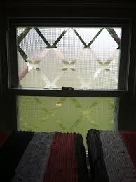 Frosted Contact Paper From Home Depot Using Any Pattern You Like I Used Diamond Shapes Window Coverings Contact Paper Door Decorations