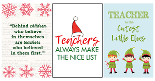 These cards look great on both white and kraft brown card stock, both when printing, you have two options: Free Printable Teacher Thank You Christmas Cards Rose Clearfield