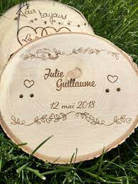 Gravure Sur Bois Pour Un Porte Alliance Personnalise Porte Alliance Alliance Coussin Alliance Mariage