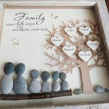 Retirement is a big milestone and these retirement gifts for her will help you find the best gift to celebrate the big day. Best Friend Gift Pebble Art Pebble Picture Unique Gift Etsy Picture Gifts Pebble Art Pebble Art Family