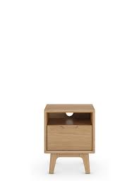 Often designed with drawers and shelves for additional bedroom storage, bedside tables are designed with a range of styles, heights, and materials to pair with bed frames and other furnishings. Nord Bedside Table M S