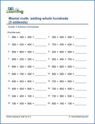 Some of the worksheets for this concept are young learners starters classroom activities, grade 6 english listening comprehension, grade 6 math practice test, grade 6 english language arts practice test, tests with answers, macmillan english 6 unit 1 work total mark, vocabulary games and activities, grade 6 end of the. New Grade 4 Math Worksheets Pages K5 Learning